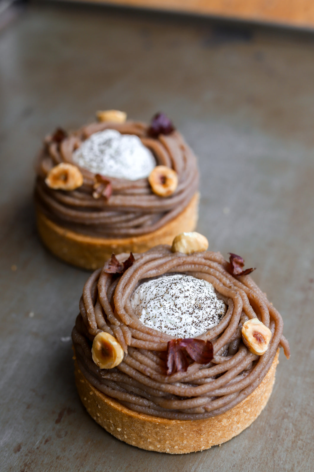 Hazelnut Hojicha Mont-Blanc